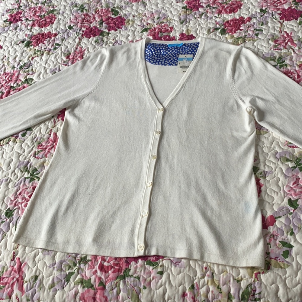 J. McLaughlin cardigan 3/4 sleeves - Picture 3 of 7